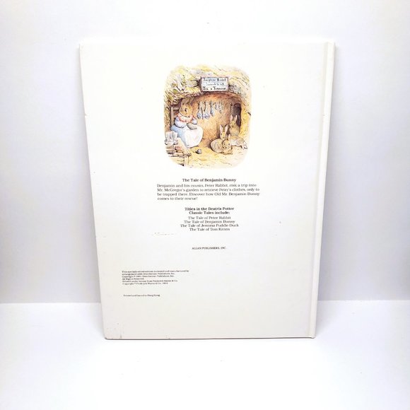 Beatrix Potter Set Lot x3 Hardcover 1991 Peter Rabbit Benjamin Bunny Jemima - Picture 5 of 10